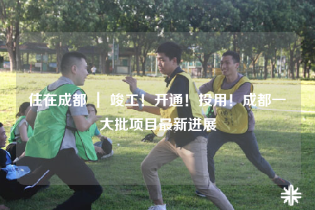 住在成都 ｜ 竣工！開通！投用！成都一大批項目最新進展