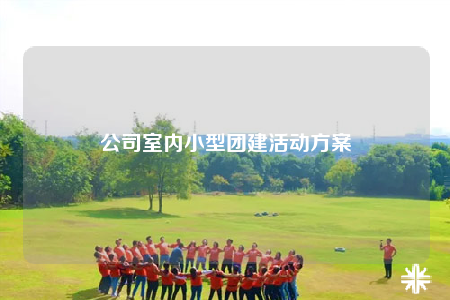 公司室內(nèi)小型團(tuán)建活動方案