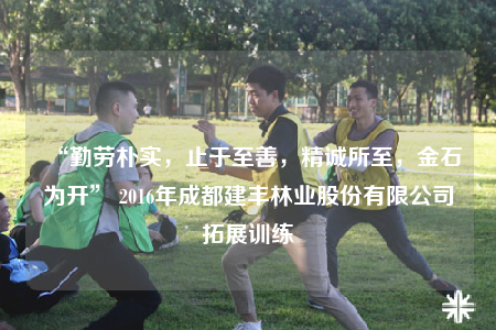 “勤勞樸實(shí)，止于至善，精誠所至，金石為開” 2016年成都建豐林業(yè)股份有限公司拓展訓(xùn)練