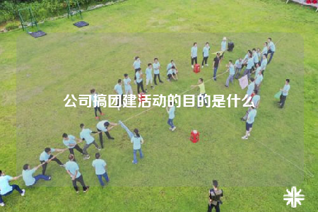 公司搞團(tuán)建活動(dòng)的目的是什么