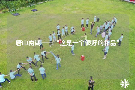 唐山南湖——“這是一個很好的作品”