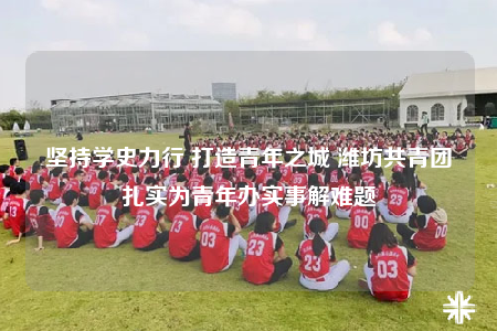 堅持學史力行 打造青年之城 濰坊共青團扎實為青年辦實事解難題